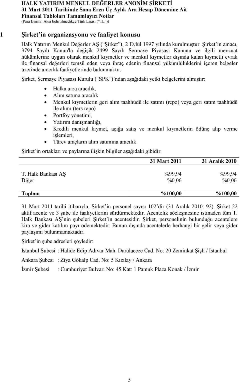 finansal değerleri temsil eden veya ihraç edenin finansal yükümlülüklerini içeren belgeler üzerinde aracılık faaliyetlerinde bulunmaktır.