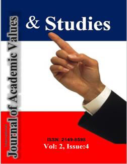 International Journal of Academic Value Studies ISSN 2149-8598 www.javstudies.com Yayınlanma Tarihi 5/07/2016) International Journal of Academic Value Studies, 2016 / 2 (4) 16-22.