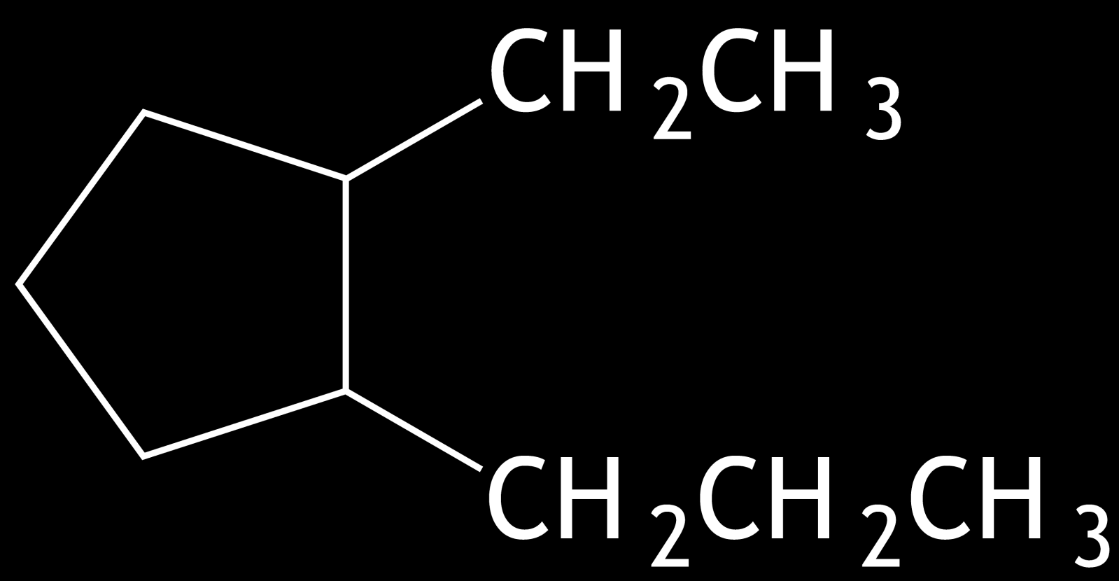 siklopentan etil 4 5 3 1 2