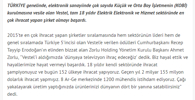 (elektronik) Türkiye nin ihracat