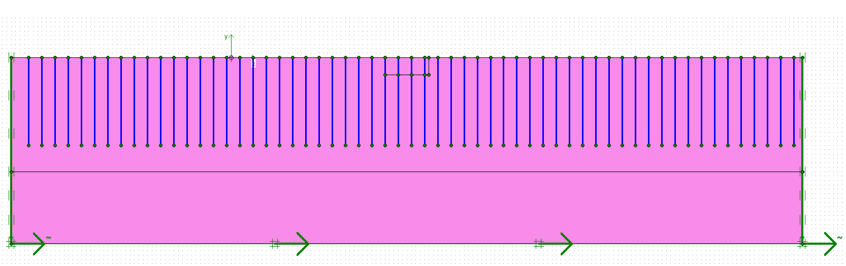 5.5 Taş Kolon Özellikleri Yapılan analizlerde taş kolonlar; düzlem deformayon durumunda z =3,00 m ve D=1,00 m çapına ahip (taş kolonlar için eşdeğer çap) taş kolonlar için yatay aralık x =3,00 m dir.
