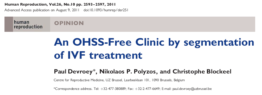 OHSS-free clinic?