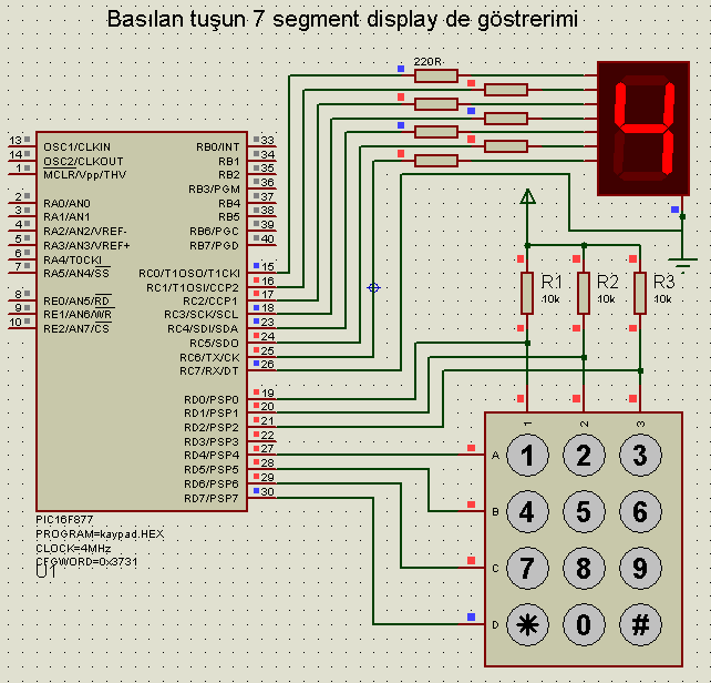 Örnek 6: Basılan tuşu