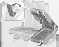 Koltuklar, Güvenlik Sistemleri 49 9 Uyarı Koltuk arkalıklarının dik pozisyonunu oturmak için değil, sadece genişletilmiş bagaj alanı olarak kullanın.