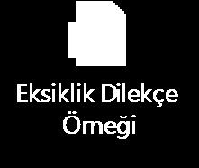 1.DİLEKÇE FORMATLARI Tek bir dilekçe formatı belirlenerek uygulamada yeknesaklık sağlanması ve yeni başvuru dilekçeleri ile