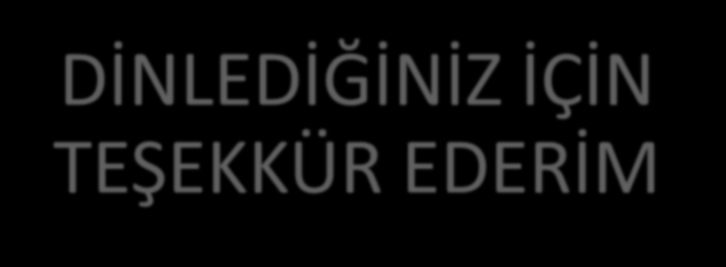 DİNLEDİĞİNİZ