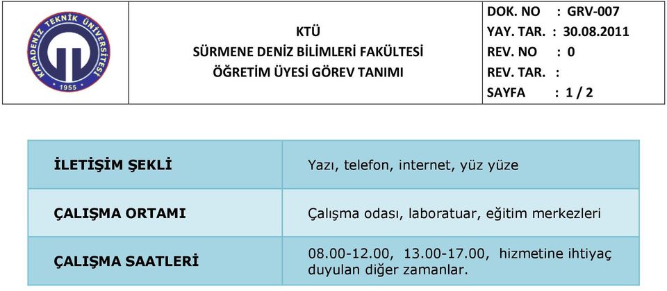 ORTAMI Çalışma odası, laboratuar, eğitim merkezleri ÇALIŞMA