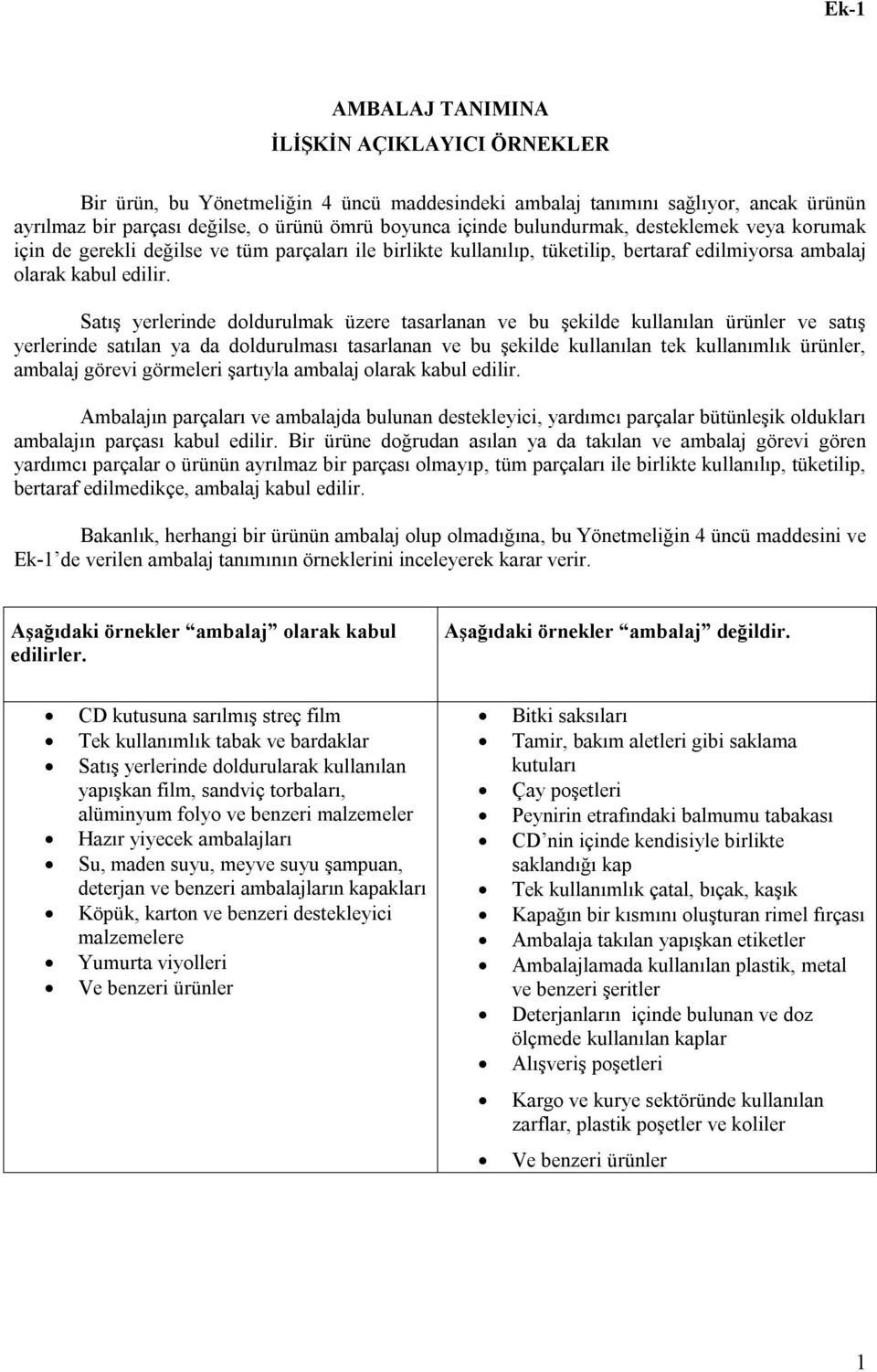 Satış yerlerinde doldurulmak üzere tasarlanan ve bu şekilde kullanılan ürünler ve satış yerlerinde satılan ya da doldurulması tasarlanan ve bu şekilde kullanılan tek kullanımlık ürünler, görevi