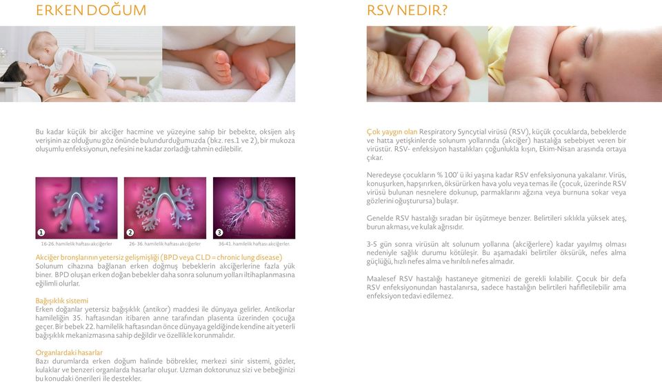 Çok yaygın olan Respiratory Syncytial virüsü (RSV), küçük çocuklarda, bebeklerde ve hatta yetişkinlerde solunum yollarında (akciğer) hastalığa sebebiyet veren bir virüstür.