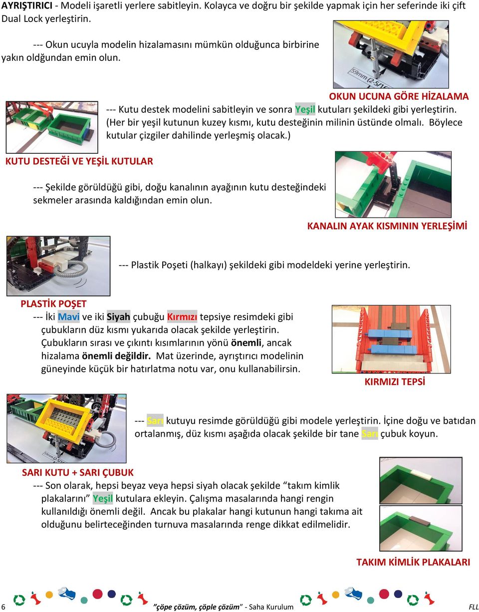 Her ir yeşil kutu u kuzey kıs ı, kutu desteği i ili i üstü de ol alı. Böylece kutular çizgiler dahili de yerleş iş ola ak.