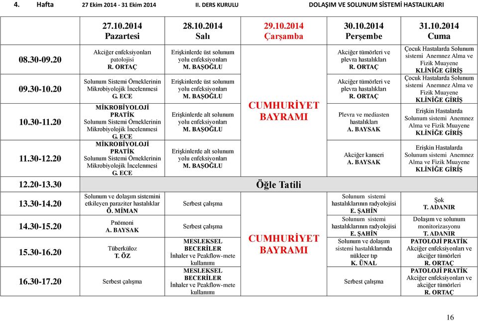 2014 Eris kinlerde u st solunum yolu enfeksiyonları M. BAŞOĞLU Eris kinlerde u st solunum yolu enfeksiyonları M. BAŞOĞLU Eris kinlerde alt solunum yolu enfeksiyonları M.