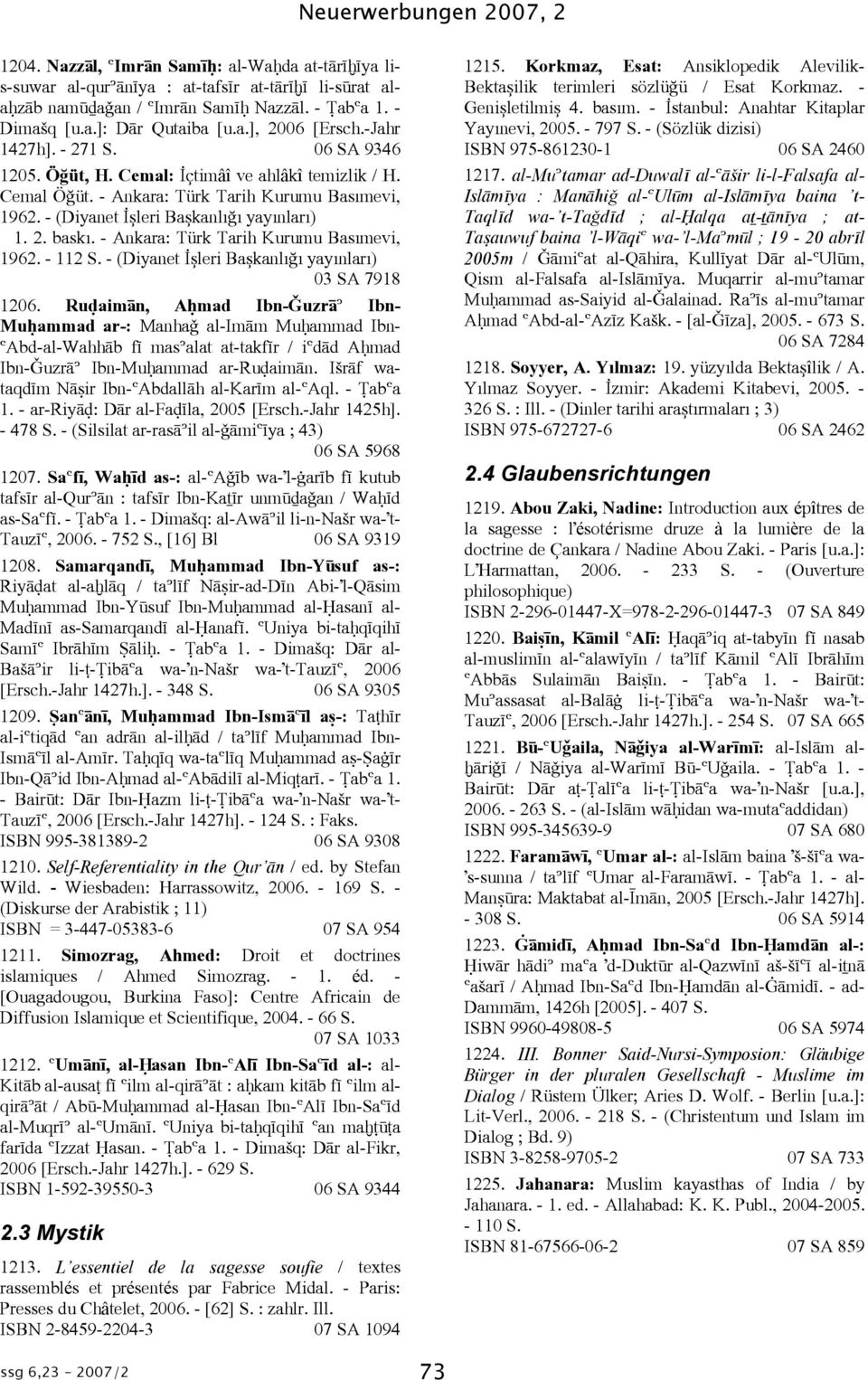 - (Diyanet ùþleri Baþkanlôûô yayônlarô) 1. 2. baskô. - Ankara: Türk Tarih Kurumu Basômevi, 1962. - 112 S. - (Diyanet ùþleri Baþkanlôûô yayônlarô) 03 SA 7918 1206.