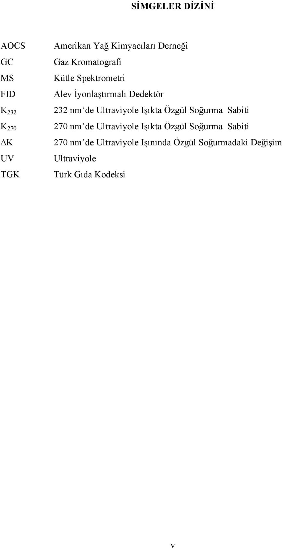 Ultraviyole Işıkta Özgül Soğurma Sabiti 270 nm de Ultraviyole Işıkta Özgül Soğurma