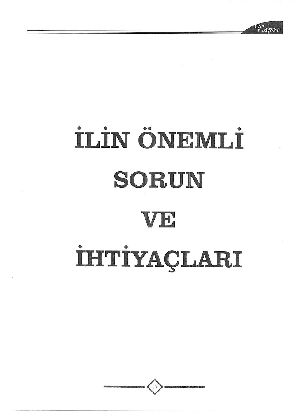 SORUN VE ao