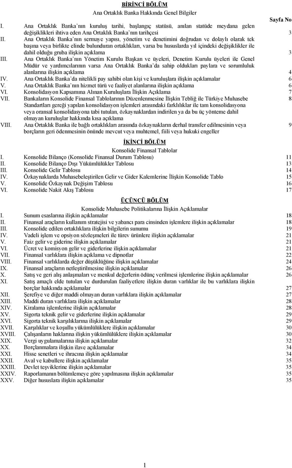 Ana Ortaklık Banka nın sermaye yapısı, yönetim ve denetimini doğrudan ve dolaylı olarak tek başına veya birlikte elinde bulunduran ortaklıkları, varsa bu hususlarda yıl içindeki değişiklikler ile