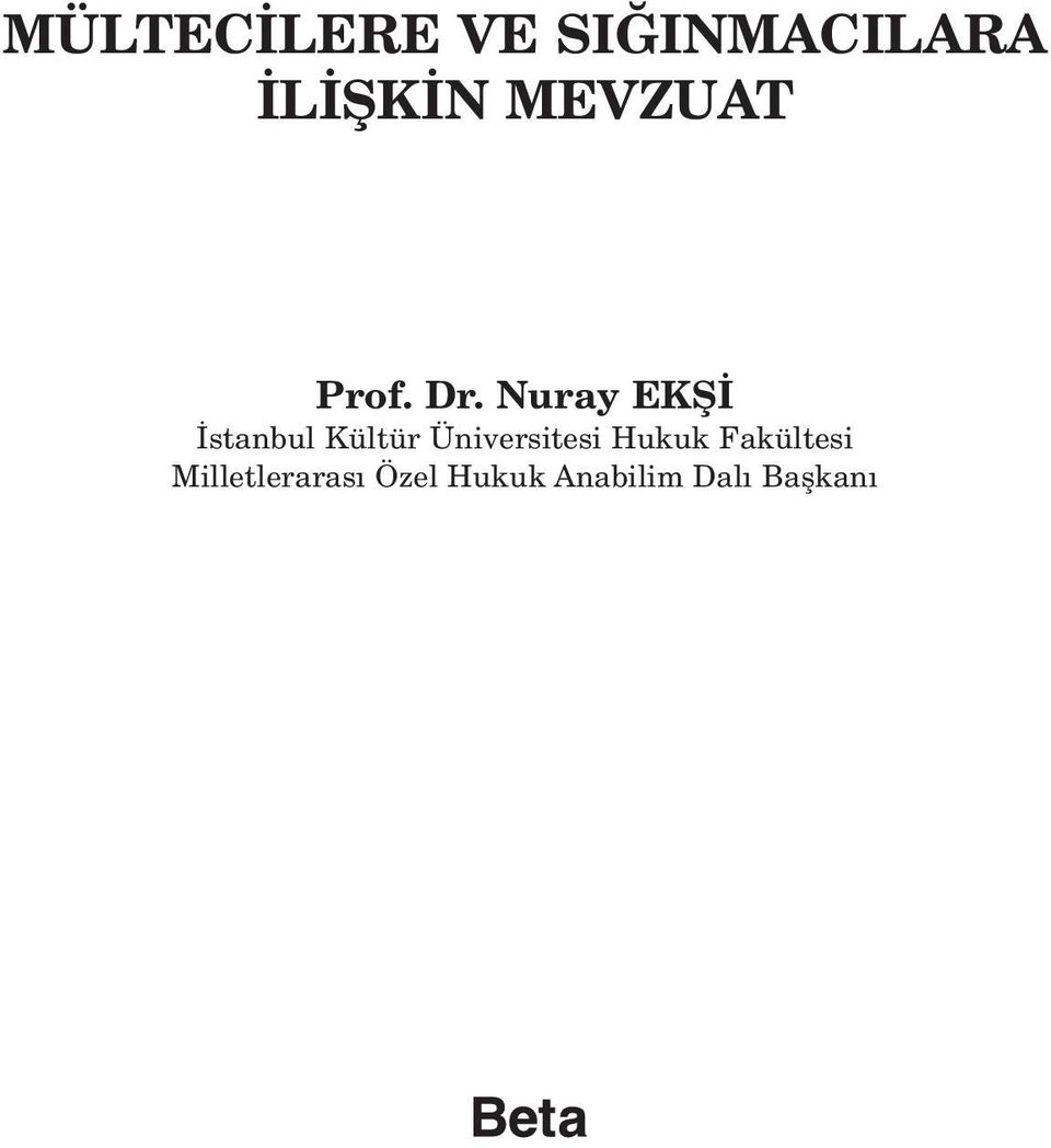 Nuray EKfi stanbul Kültür Üniversitesi