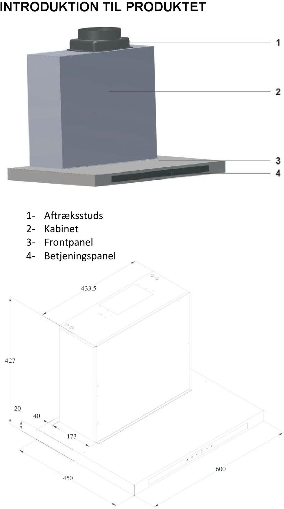 3- Frontpanel 4-Kontrol Camı / Anahtar 4-