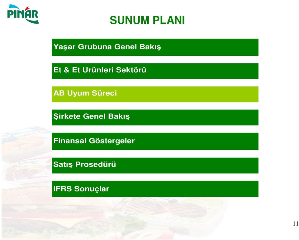 Süreci Şirkete Genel Bakış Finansal