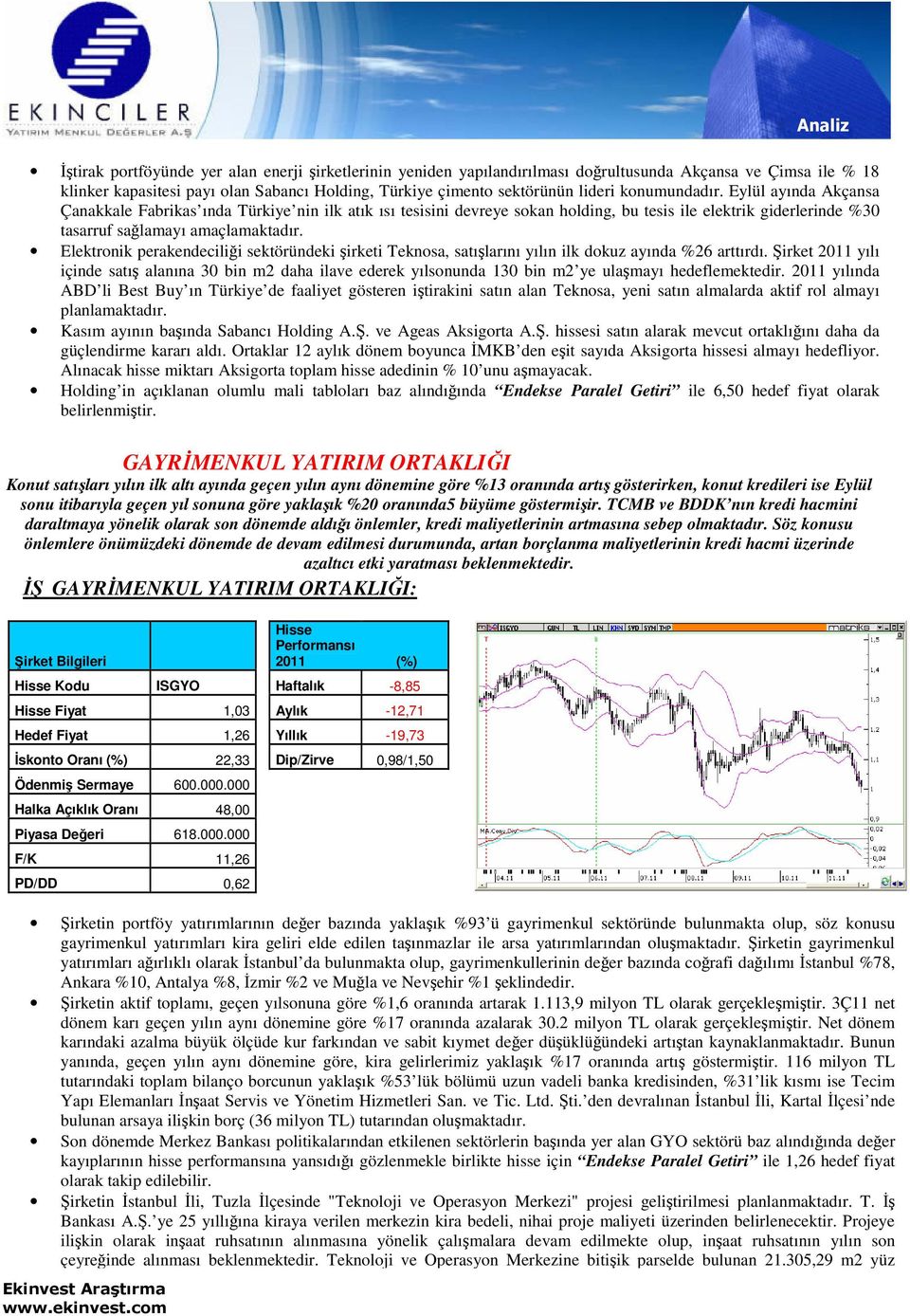 Elektronik perakendeciliği sektöründeki şirketi Teknosa, satışlarını yılın ilk dokuz ayında %26 arttırdı.