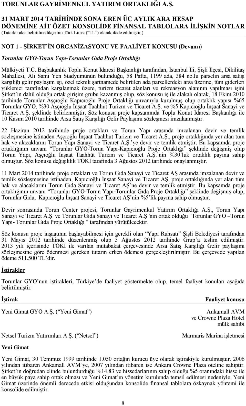 lu parselin arsa satışı karşılığı gelir paylaşım işi, özel teknik şartnamede belirtilen ada parsellerdeki arsa üzerine, tüm giderleri yüklenici tarafından karşılanmak üzere, turizm ticaret alanları