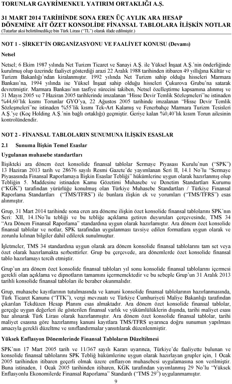 Marmara Bankası nın tasfiye sürecini takiben, Netsel özelleştirme kapsamına alınmış ve 31 Mayıs 2005 ve 7 Haziran 2005 tarihlerinde imzalanan Hisse Devir Temlik Sözleşmeleri ne istinaden %44,60 lık