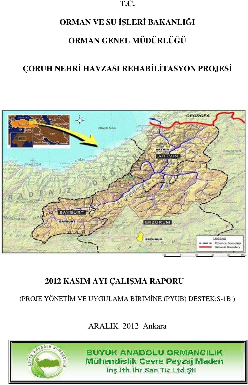 PROJESİ 2012 KASIM AYI ÇALIŞMA RAPORU (PROJE