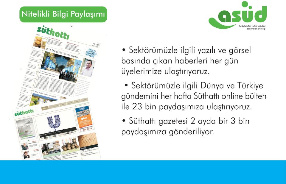 Sektörümüzle ilgili Dünya ve Türkiye gündemini her hafta Süthattý online