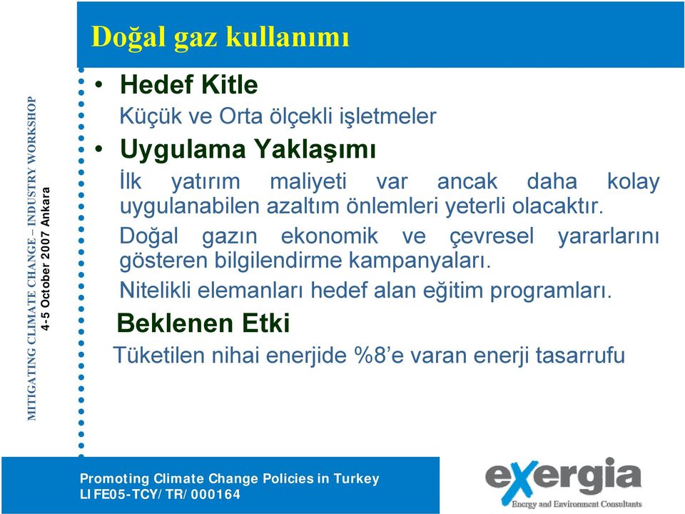 Doğal gazın ekonomik ve çevresel yararlarını gösteren bilgilendirme kampanyaları.