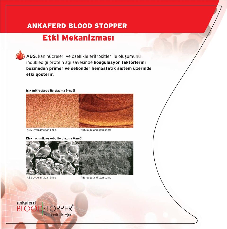 hemostatik sistem üzerinde etki gösterir.