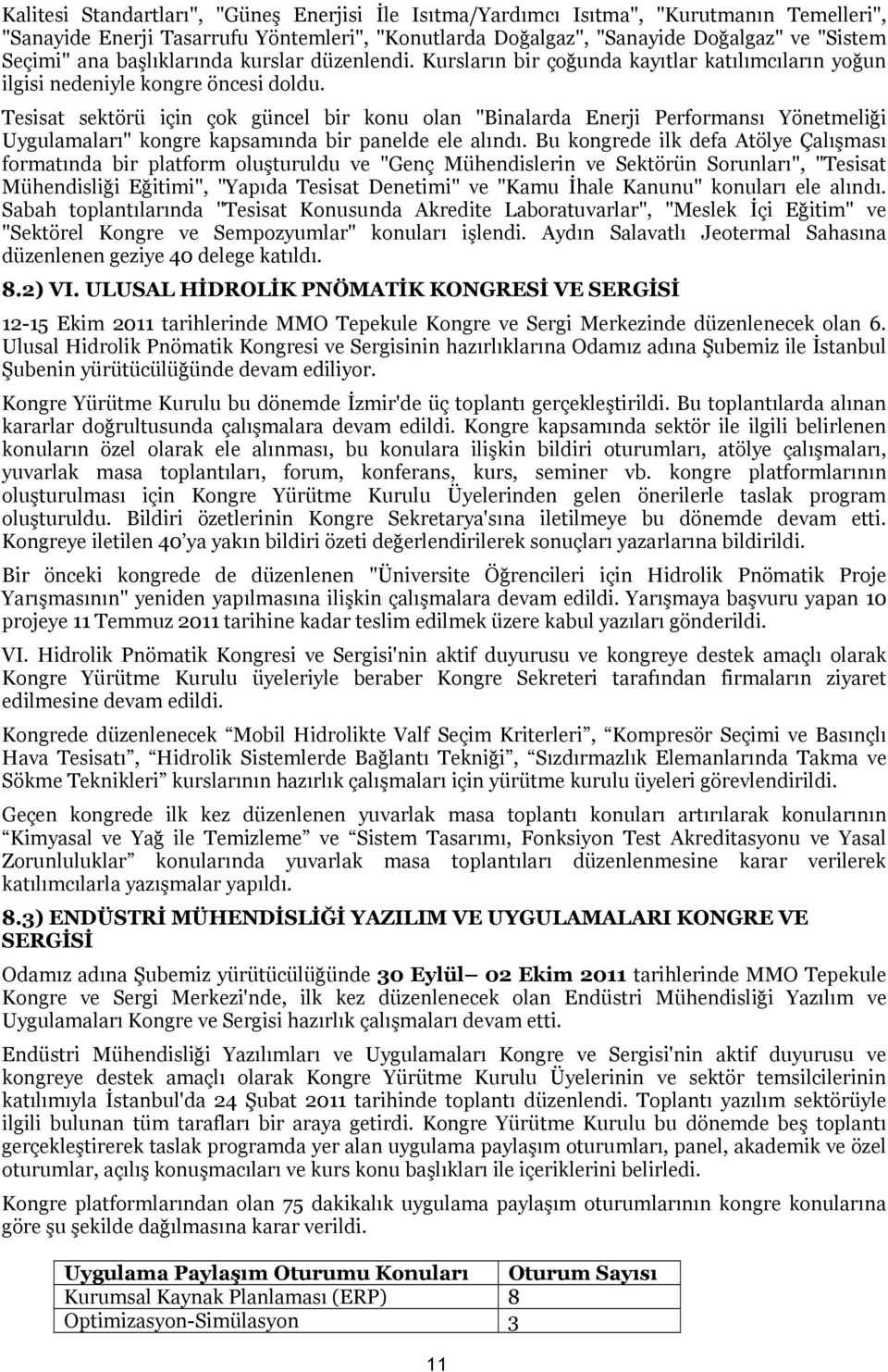 Tesisat sektörü için çok güncel bir konu olan "Binalarda Enerji Performansı Yönetmeliği Uygulamaları" kongre kapsamında bir panelde ele alındı.