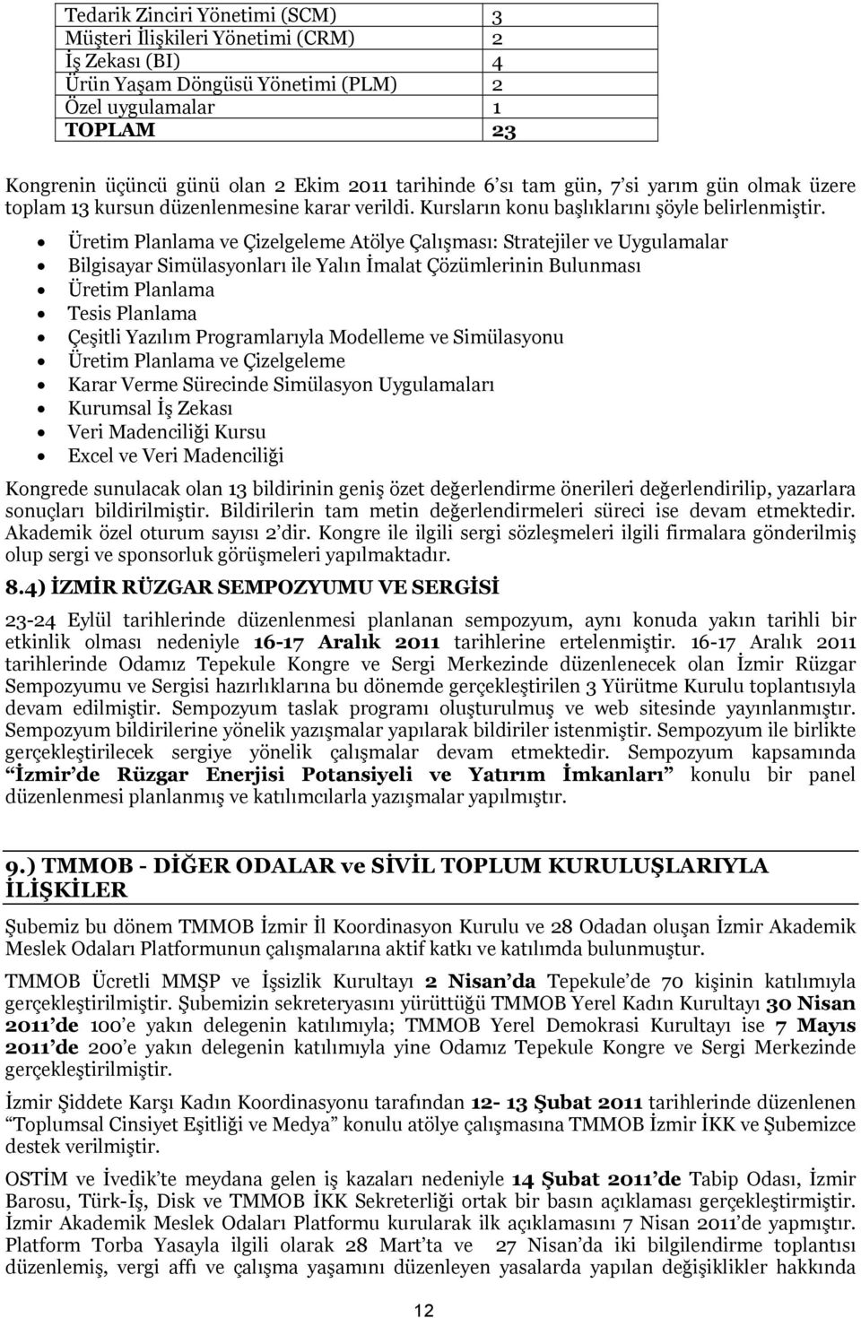 Üretim Planlama ve Çizelgeleme Atölye Çalışması: Stratejiler ve Uygulamalar Bilgisayar Simülasyonları ile Yalın İmalat Çözümlerinin Bulunması Üretim Planlama Tesis Planlama Çeşitli Yazılım