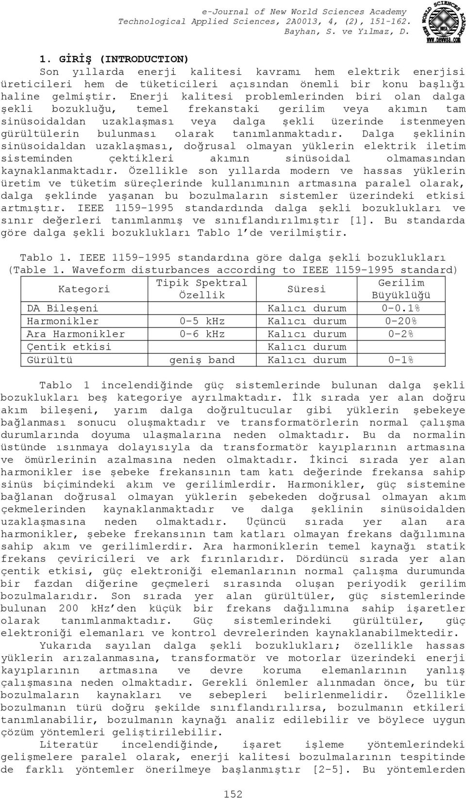 Enerji kalitesi problemlerinden biri olan dalga şekli bozukluğu, temel frekanstaki gerilim veya akımın tam sinüsoidaldan uzaklaşması veya dalga şekli üzerinde istenmeyen gürültülerin bulunması olarak