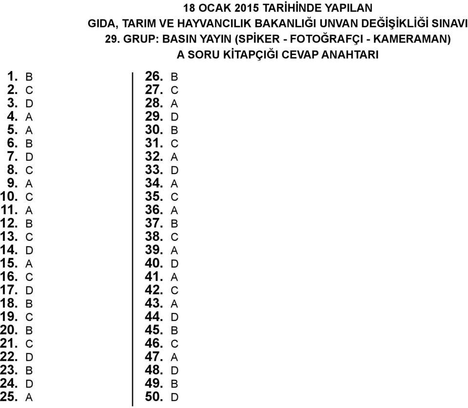 D 8. C 9. A 10. C 11. A 12. B 13. C 14. D 15. A 16. C 17. D 18. B 19. C 20. B 21. c 22. d 23. b 24. d 25. a 26. b 27.