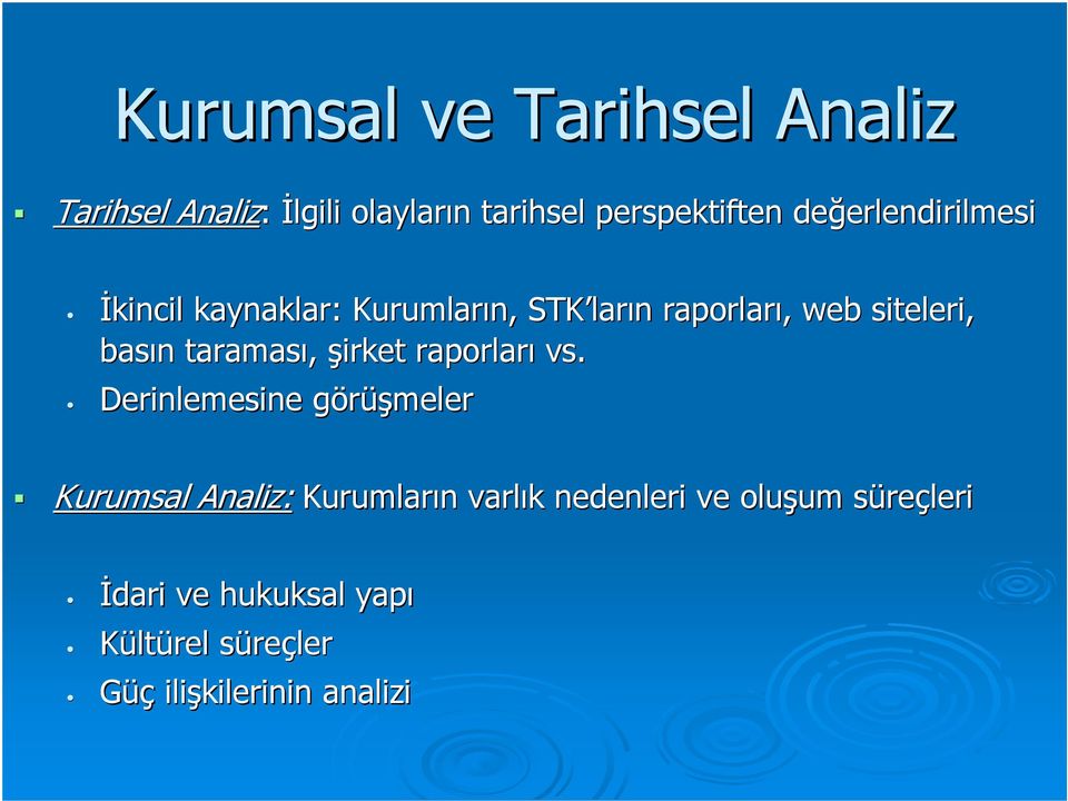 sın n trmsı, şirkt rporlrı vs.