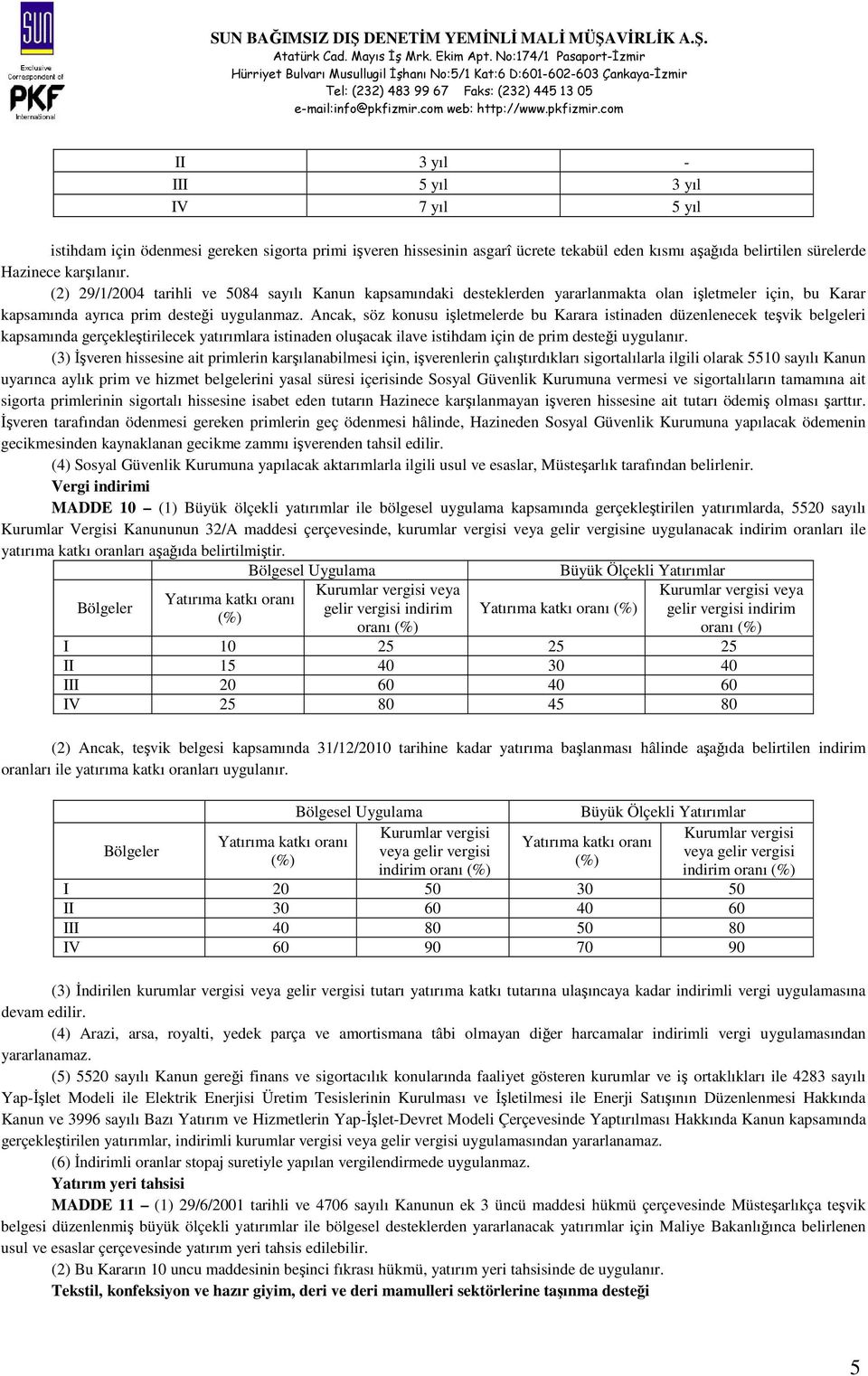 Ancak, söz konusu işletmelerde bu Karara istinaden düzenlenecek teşvik belgeleri kapsamında gerçekleştirilecek yatırımlara istinaden oluşacak ilave istihdam için de prim desteği uygulanır.