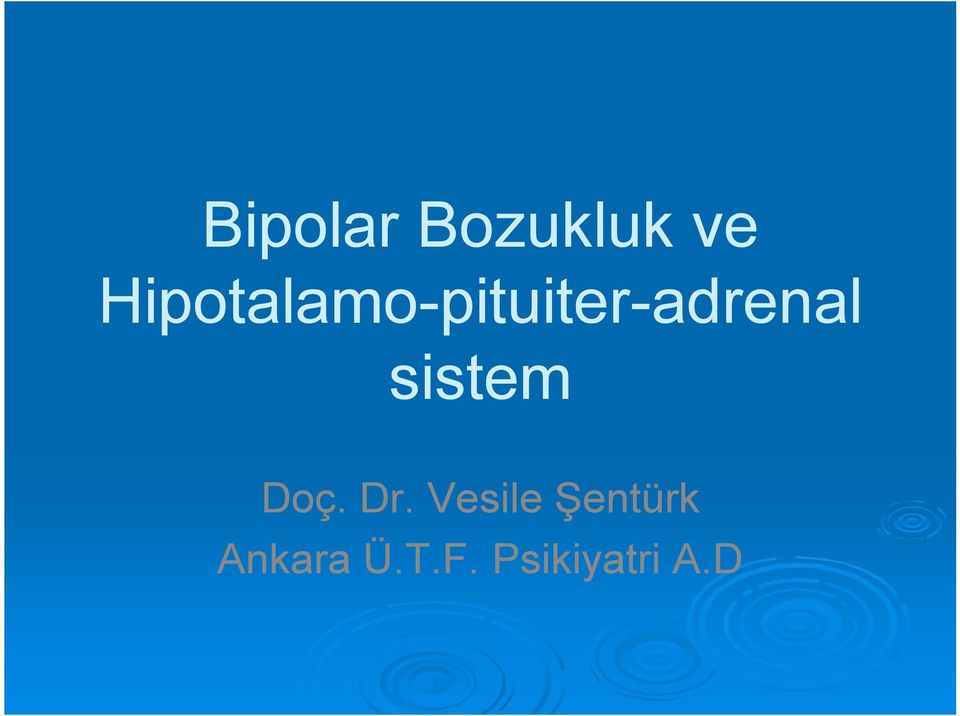 adrenal sistem Doç. Dr.