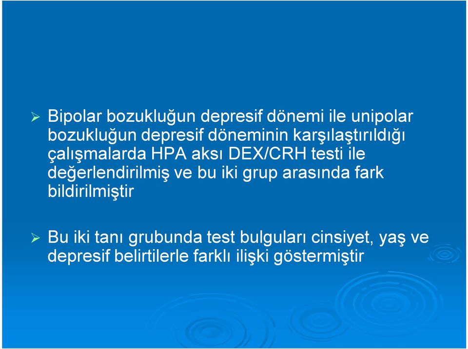 değerlendirilmiş ve bu iki grup arasında fark bildirilmiştir Bu iki tanı