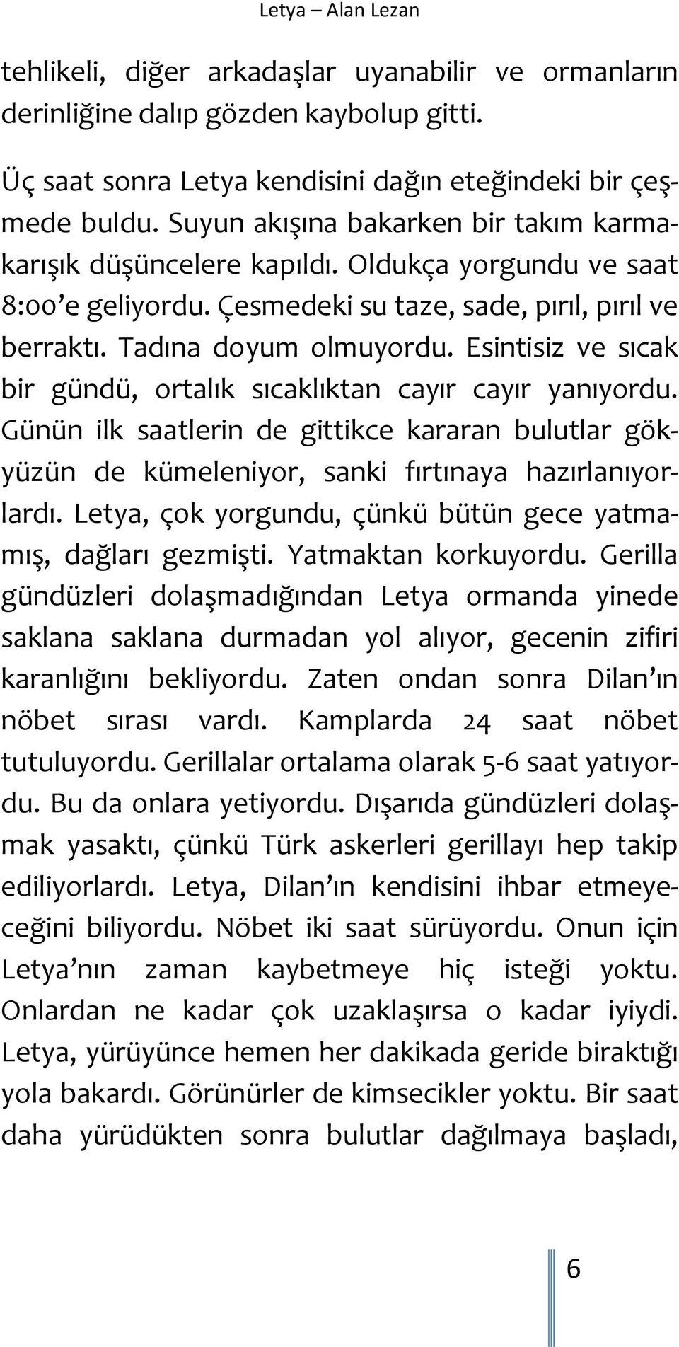 Esintisiz ve sıcak bir gündü, ortalık sıcaklıktan cayır cayır yanıyordu. Günün ilk saatlerin de gittikce kararan bulutlar gökyüzün de kümeleniyor, sanki fırtınaya hazırlanıyorlardı.