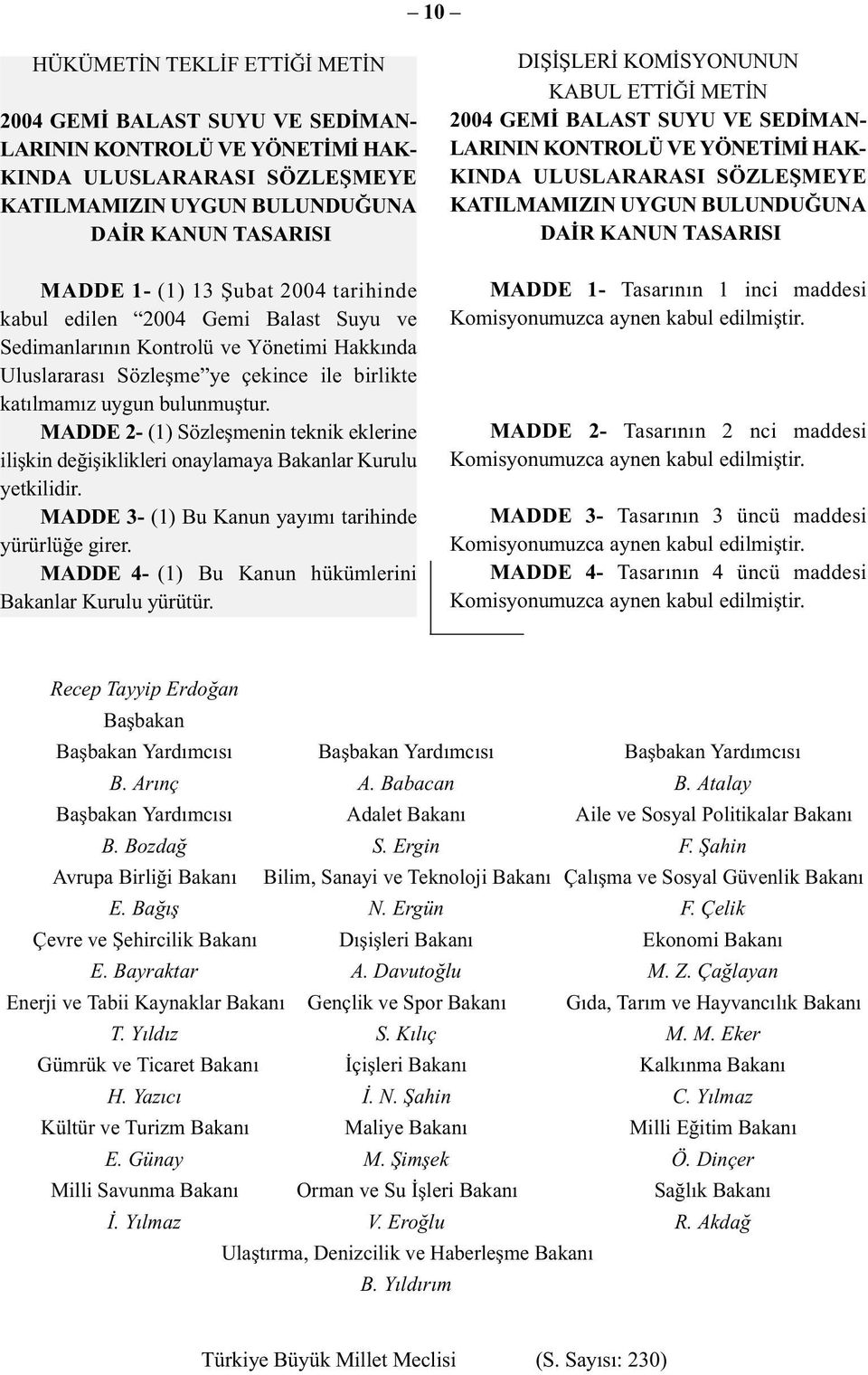 MADDE 2- (1) Sözleşmenin teknik eklerine ilişkin değişiklikleri onaylamaya Bakanlar Kurulu yetkilidir. MADDE 3- (1) Bu Kanun yayımı tarihinde yürürlüğe girer.