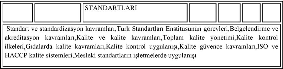 kalite yönetimi,kalite kontrol ilkeleri,gıdalarda kalite kavramları,kalite kontrol