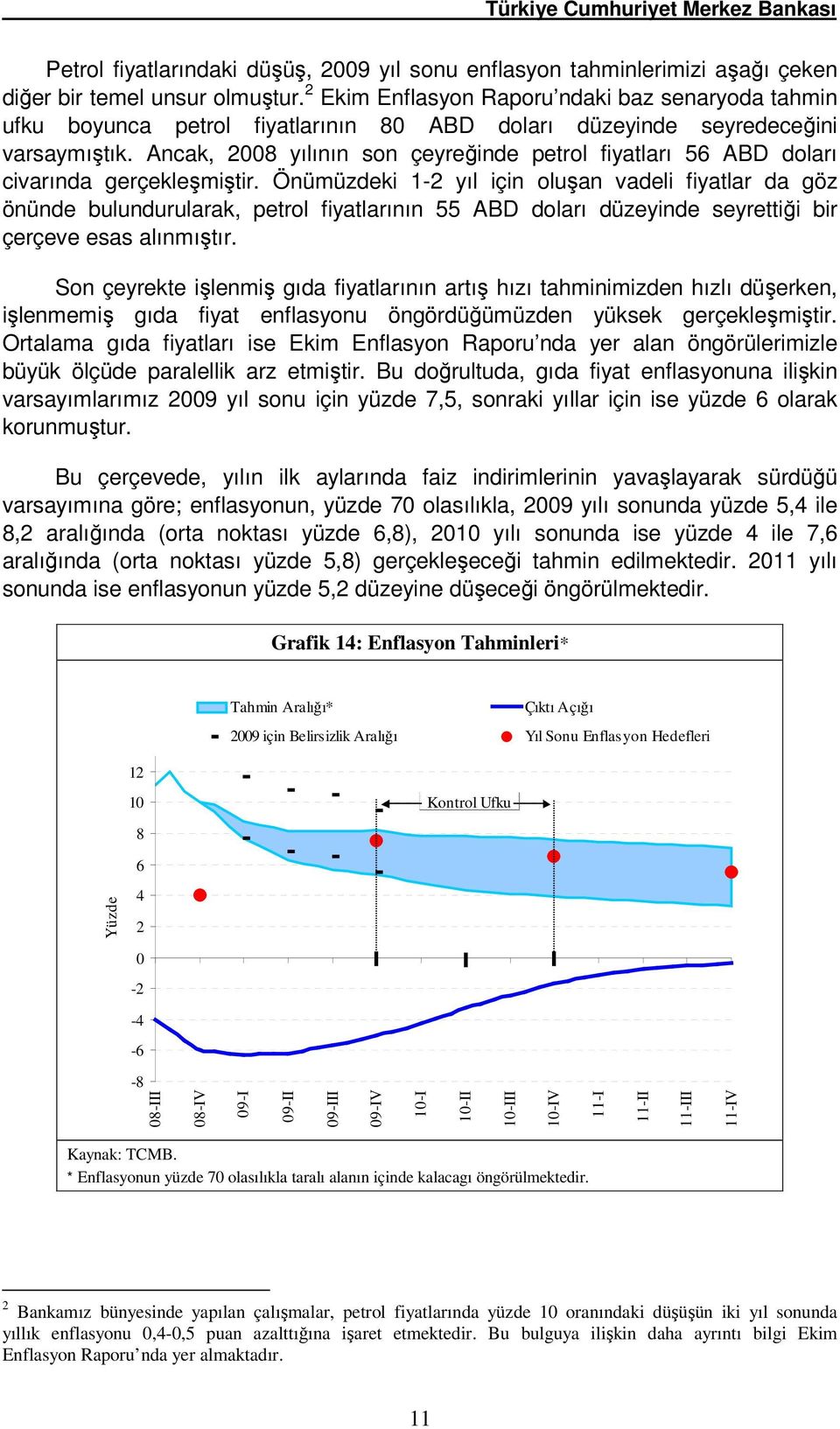 Ancak, yılının son çeyreğinde petrol fiyatları 5 ABD doları civarında gerçekleşmiştir.