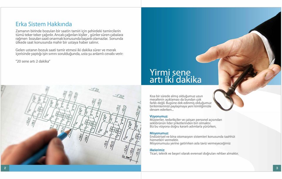 Gelen ustanוn bozuk saati tamir etmesi iki dakika surer ve merak ic;erisinde וgוyapt i in וחוrrוs soruldugunda, usta u וanlaml וcevab verir: 11 20 sene וart 2 dakika" Kוsa bir surede וalm oldugumuz