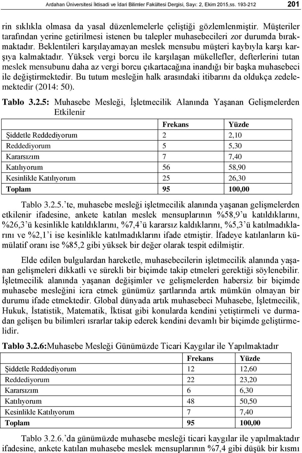 Yüksek vergi borcu ile karşılaşan mükellefler, defterlerini tutan meslek mensubunu daha az vergi borcu çıkartacağına inandığı bir başka muhasebeci ile değiştirmektedir.