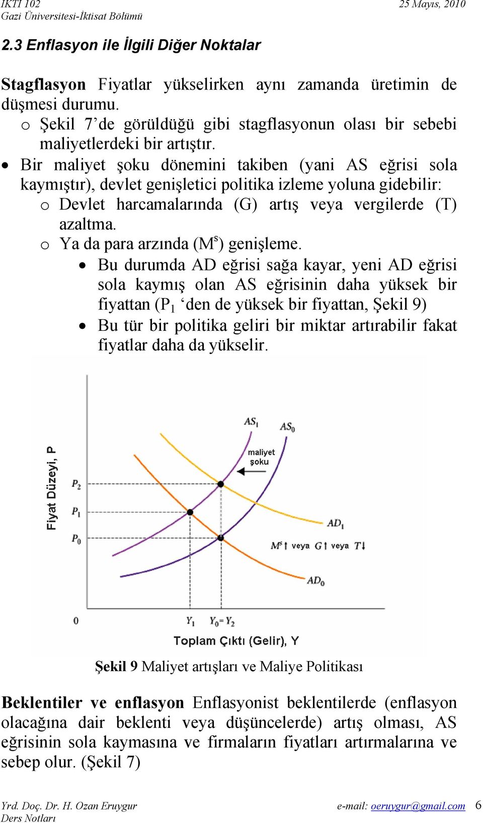 o Ya da para arzında (M s ) gnişlm.