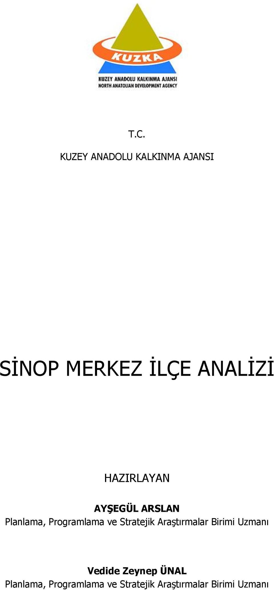 ve Stratejik Araştırmalar Birimi Uzmanı Vedide Zeynep