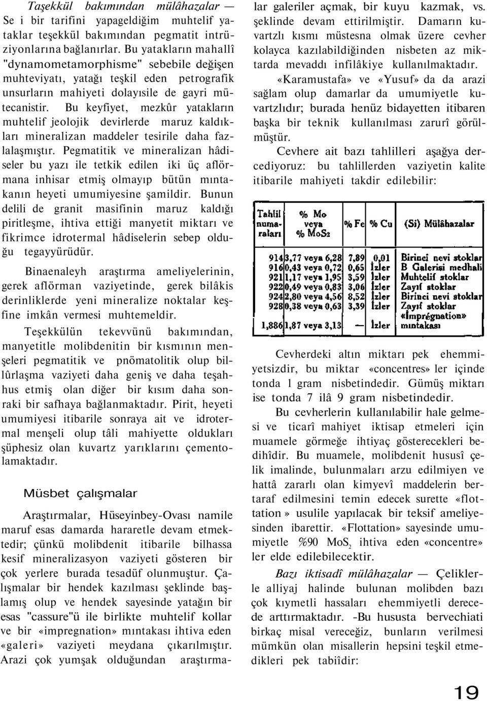 Bu keyfiyet, mezkûr yatakların muhtelif jeolojik devirlerde maruz kaldıkları mineralizan maddeler tesirile daha fazlalaşmıştır.