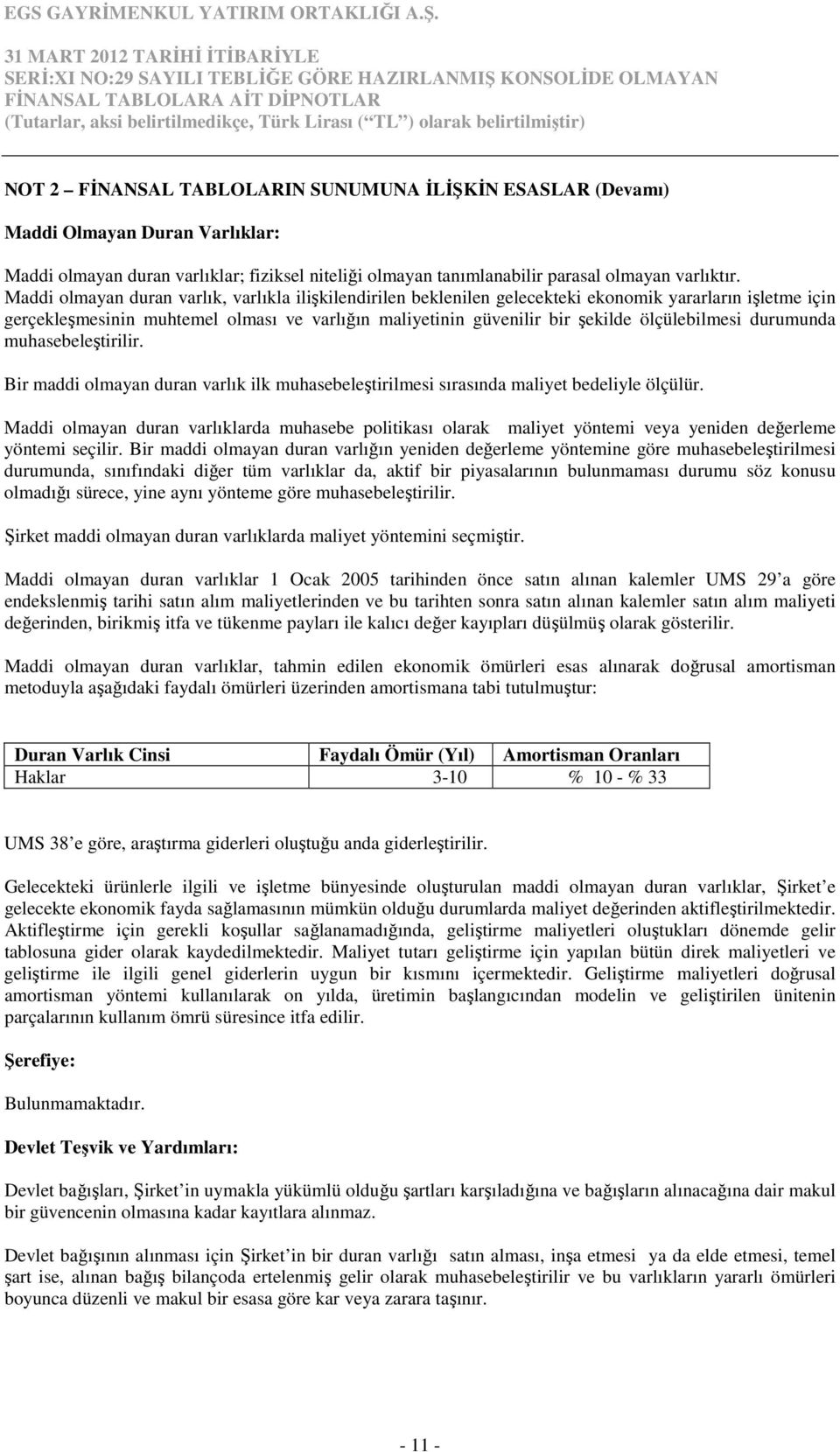 ölçülebilmesi durumunda muhasebeleştirilir. Bir maddi olmayan duran varlık ilk muhasebeleştirilmesi sırasında maliyet bedeliyle ölçülür.