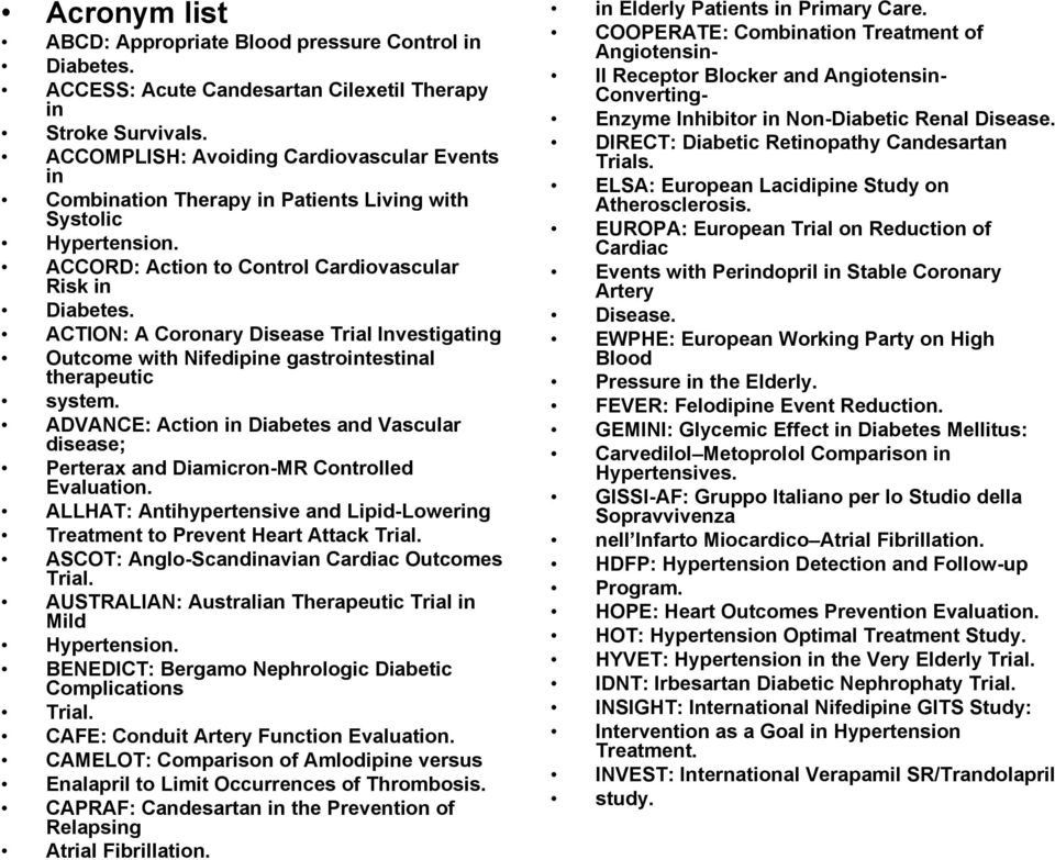 ACTION: A Coronary Disease Trial Investigating Outcome with Nifedipine gastrointestinal therapeutic system.