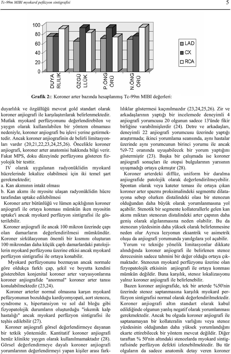 Ancak koroner anjiografinin de belirli limitasyonlarý vardýr (20,21,22,23,24,25,26). Öncelikle koroner anjiografi, koroner arter anatomisi hakkýnda bilgi verir.