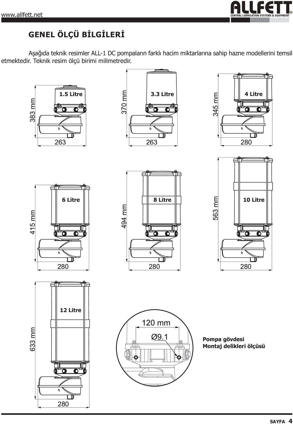 5 Litre 370 mm 3.